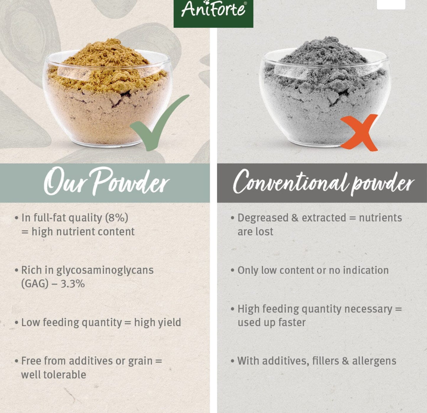 Aniforte Green Lipped Muscle Pulver