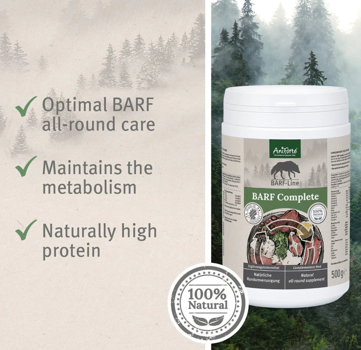 Aniforte BARF Complete Dog Food Supplement
