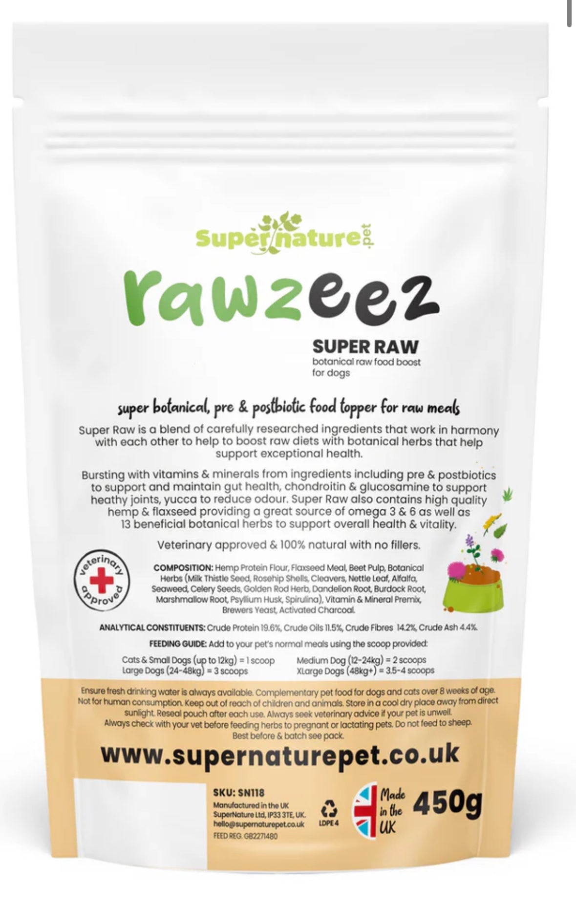 Supernature Rawzeez Raw Mix