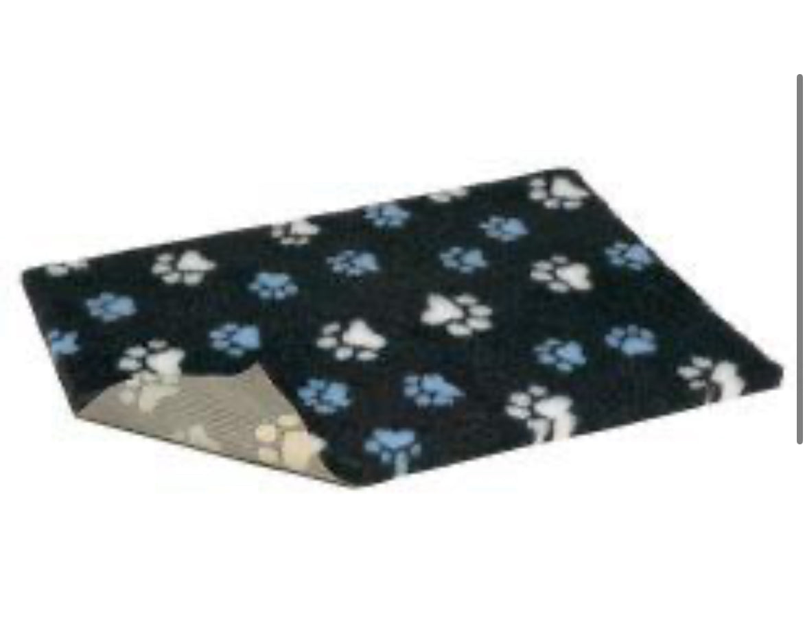 Vetbed Non Slip, Blue & White Paw