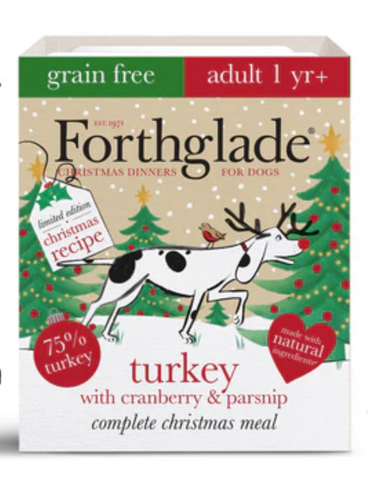 Forthglade Christmas Complete Adult Turkey & Cranberry 395g